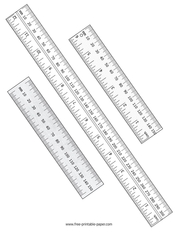 mm ruler templates free printable paper