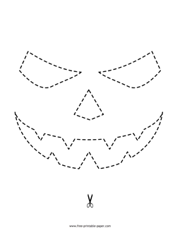 Pumpkin Carving Stencil