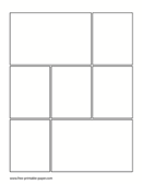 Printable Comic Book Page – Comic Book Template